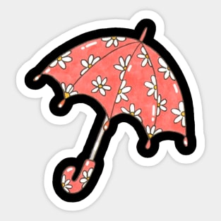 Umbrella for mary poppins//Drawing for fans Sticker